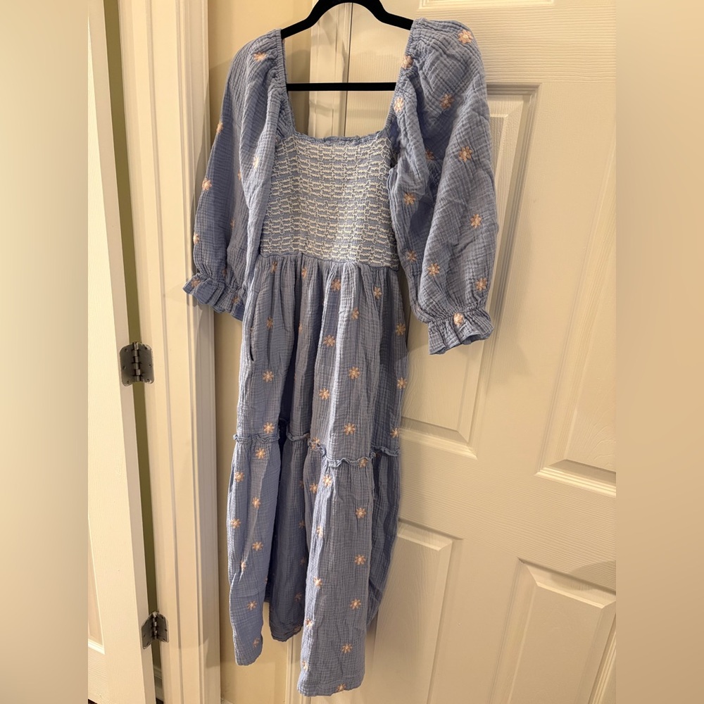 Blue Floral Dress
